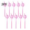Ultra-long Curved Straws 10PCS PET Straws, Reusable Creative Shapes Fun Plastic for Kids Adults Party Games Smoothies Juice Drinks Drinking