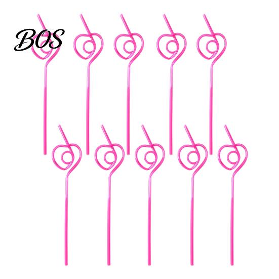 Ultra-long Curved Straws 10PCS PET Straws, Reusable Creative Shapes Fun Plastic for Kids Adults Party Games Smoothies Juice Drinks Drinking