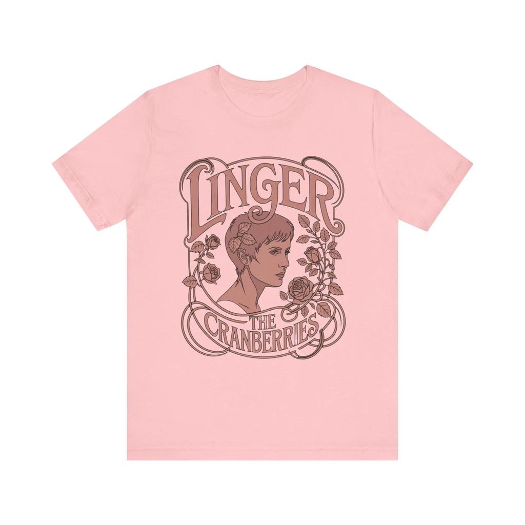 Irish Rock Band The Cranberries Peripherals Print Tshirt Fashion Crewneck Cotton Top Men Women Oversized Casual Summer New Tees