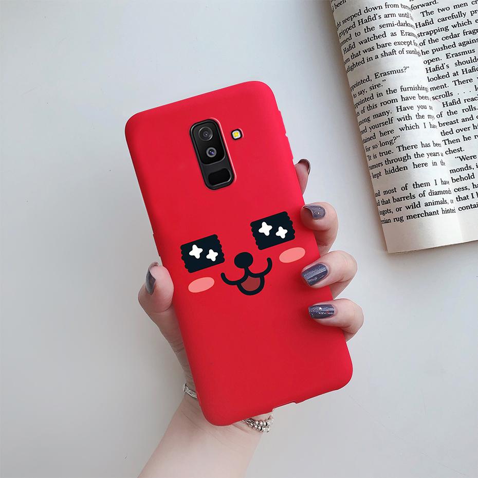 Daisy Flower Phone Case For Samsung Galaxy A6 Plus A6+ 2018 A605F Case Cover Cute Silicone Funda For Samsung A6 2018 A600F Case