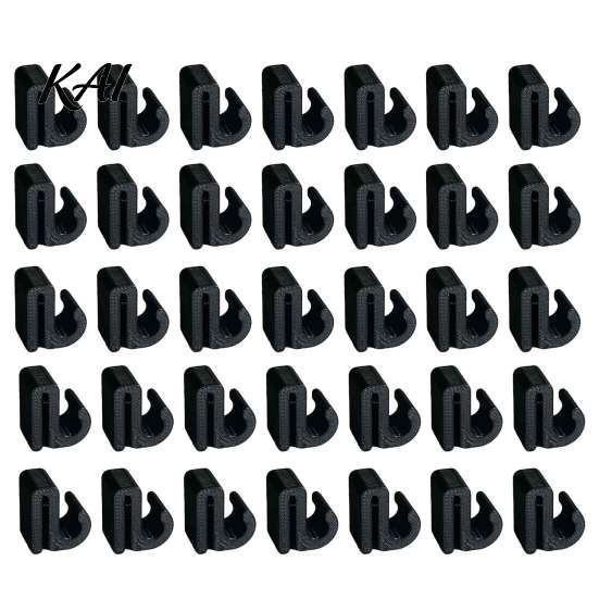 Outdoor Garden Lighting Accessories Pergola Cable Clip, Light Wire Organizer Hook for 3-8mm Strings, Tool-Free Snap-On Firm Locking Holders