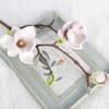 Real Touch Artificial Magnolia Flower Realistic Faux Magnolia Branch  Home Living Room Decor
