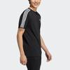 Adidas Neo Striped Sports Crew Neck T-Shirt Men Tops Black HA2255
