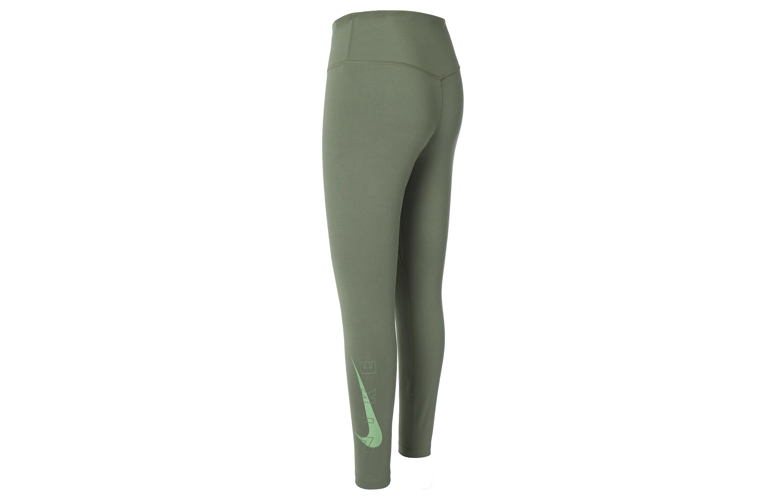 Nike Sports Pants Women s Olive Green Moderate DQ5561-222 L
