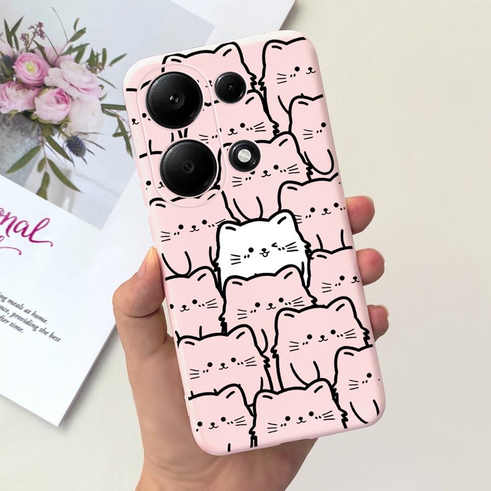 Cute Animal Cool Style Cartoon Phone Funda For Xiaomi Redmi Note 13 Pro 4G Note13 Pro Plus Soft Candy Silicone Coque Note 13Pro