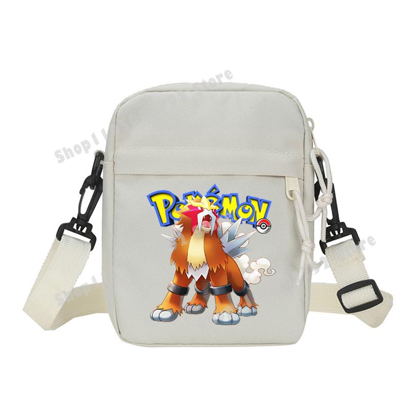 Pokemons Pikachu Shoulder Bag Small Crossbody Satchel Anime Gengar Casual Messenger Sling Bag Men Sports Pouch Boy Birthday Gift