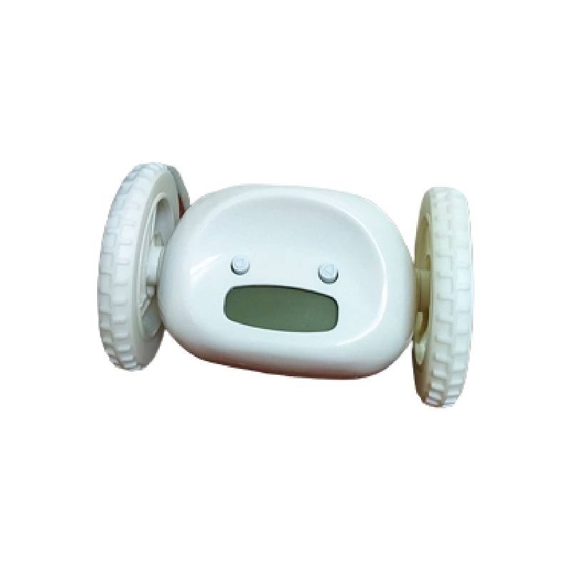 Home Decorationelectronic Creative Alarm Clock With Wheels And Can Escape