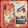 Elderly Lady Phone Holder Phone Case For OPPO Realme C3/C3i/Narz N10A Silicone Wristband Waterproof Shockproof Lanyard