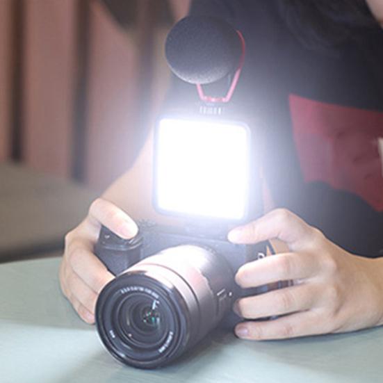 1 Set Video Light Triple Colors High Light Efficiency Spliceable Outdoor Live Square Soft Light for Indoor