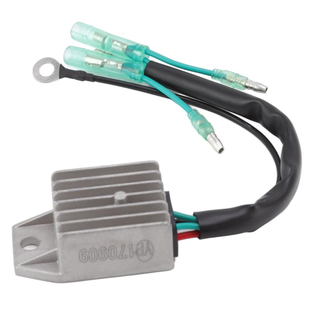 Outboard Motor Voltage Rectifier Regulator Aluminum Alloy for 15HP 2 Stroke Boat Engine