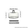 Glass Cake Plate Dessert Display Stand Transparent Dustproof Restaurant Afternoon Tea Food Serving Plate  Style Nordic