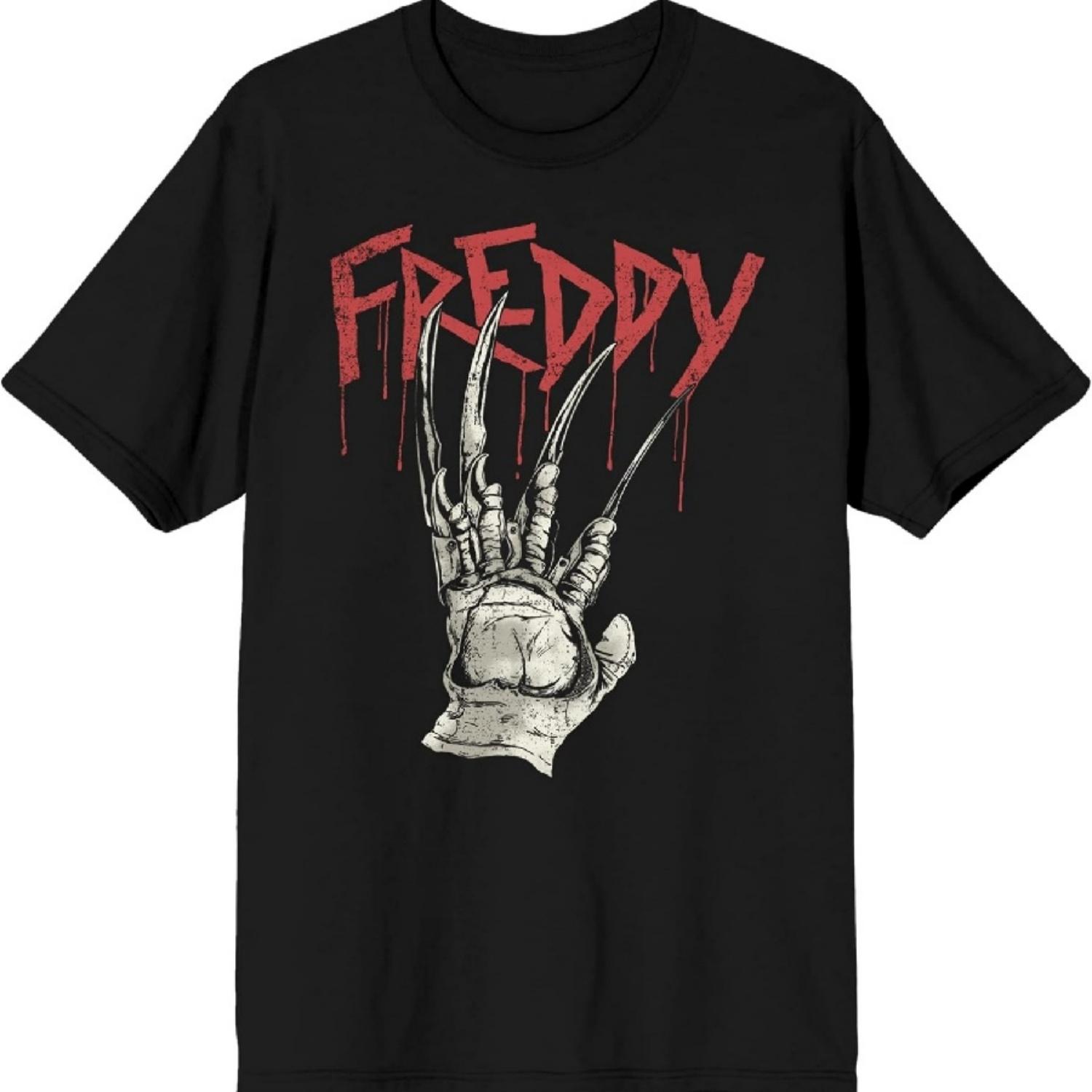 

A Nightmare on Elm Street Freddy Claw Men s Black Short-Sleeve T-Shirt XXXXXL