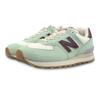 New Balance NB 574 Abrasion Resistant Low Top Running Shoes Women's Green Brown WL574RCF(Team652-NB)