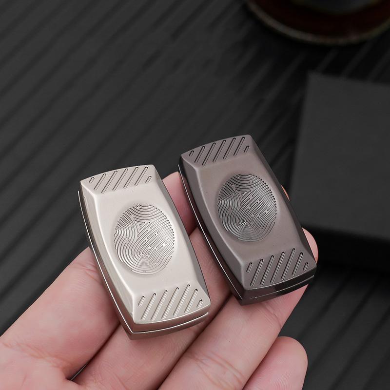 New Fingerprint Magnetic Haptic Slider Push Cards Edc Fidget Slider Metal Fidget Toys Adhd Tool Adult Anxiety Stress Relief Toys