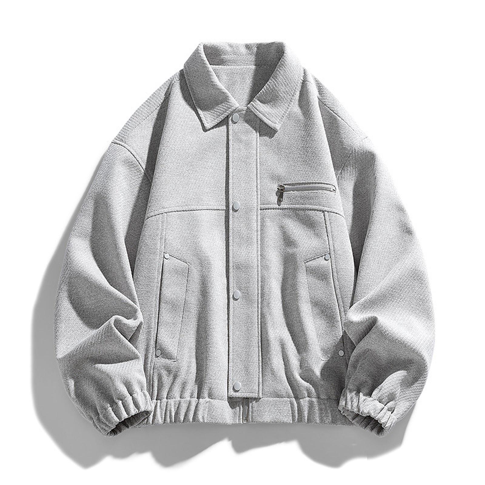 

Мужской пиджак с лацканами, с чувством продвинутости, однотонный, трендовый, больших размеров, свободное повседневное пальто XL