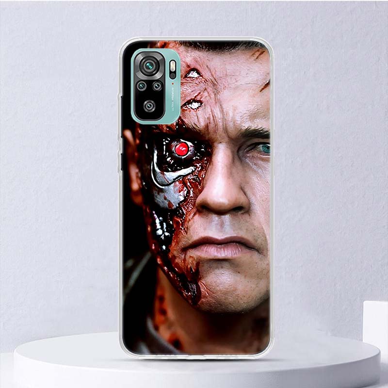 Arnold Schwarzenegger Terminator Soft Case For Xiaomi Redmi Note 14 13 12S 11S 10S 12 Pro Plus Phone Cover 11 10 11E 11T Note14