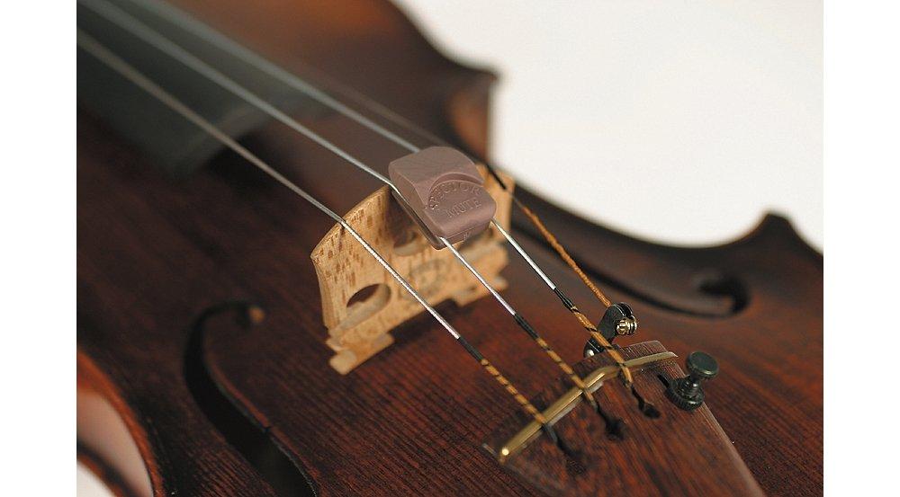 

D Addario Скрипичная сурдина Spector для скрипки 44 размер только 9491 Медь []