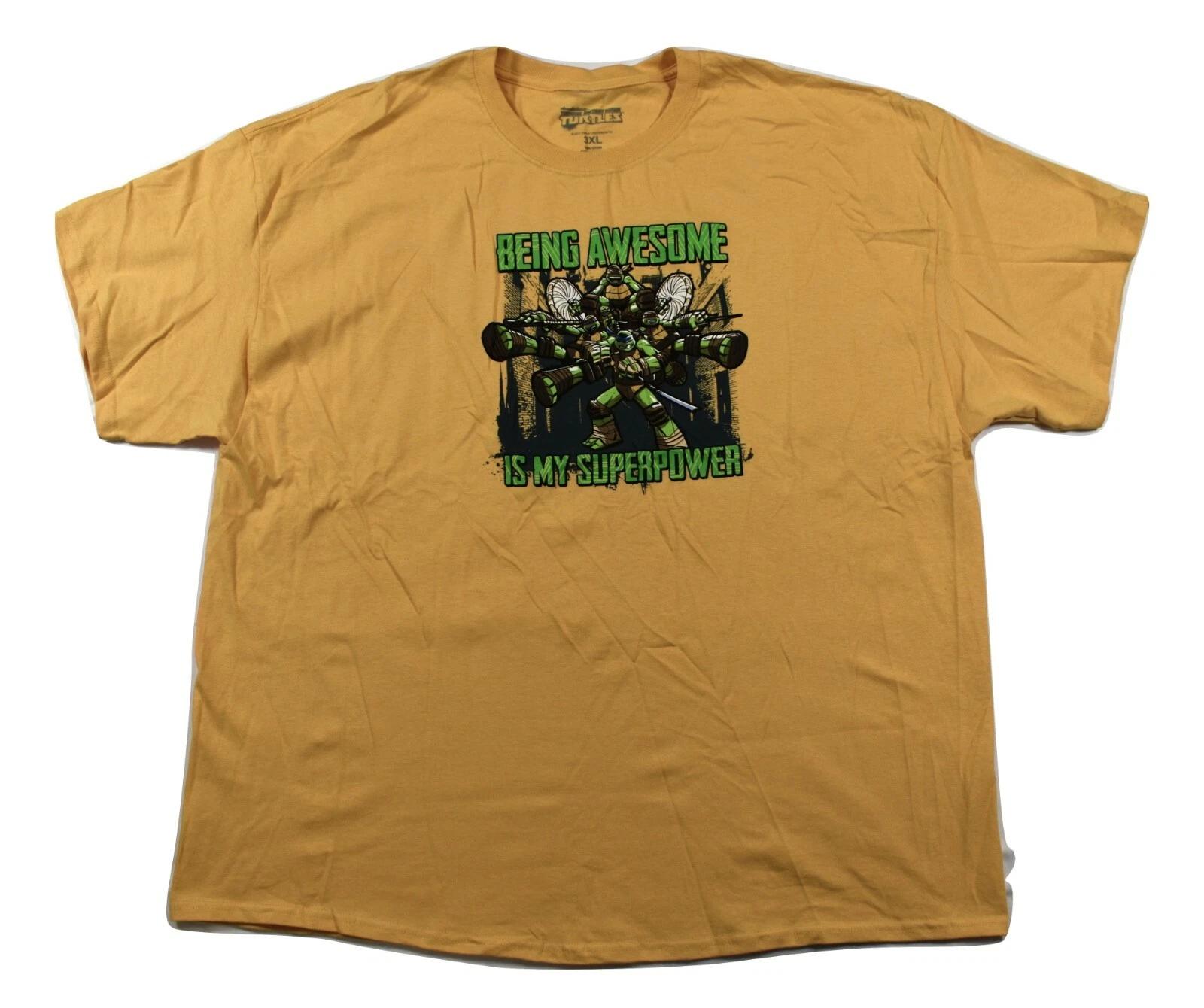 

Teenage Mutant Ninja Turtles Mens Being Awesome Is My Superpower Shirt New 3XL M