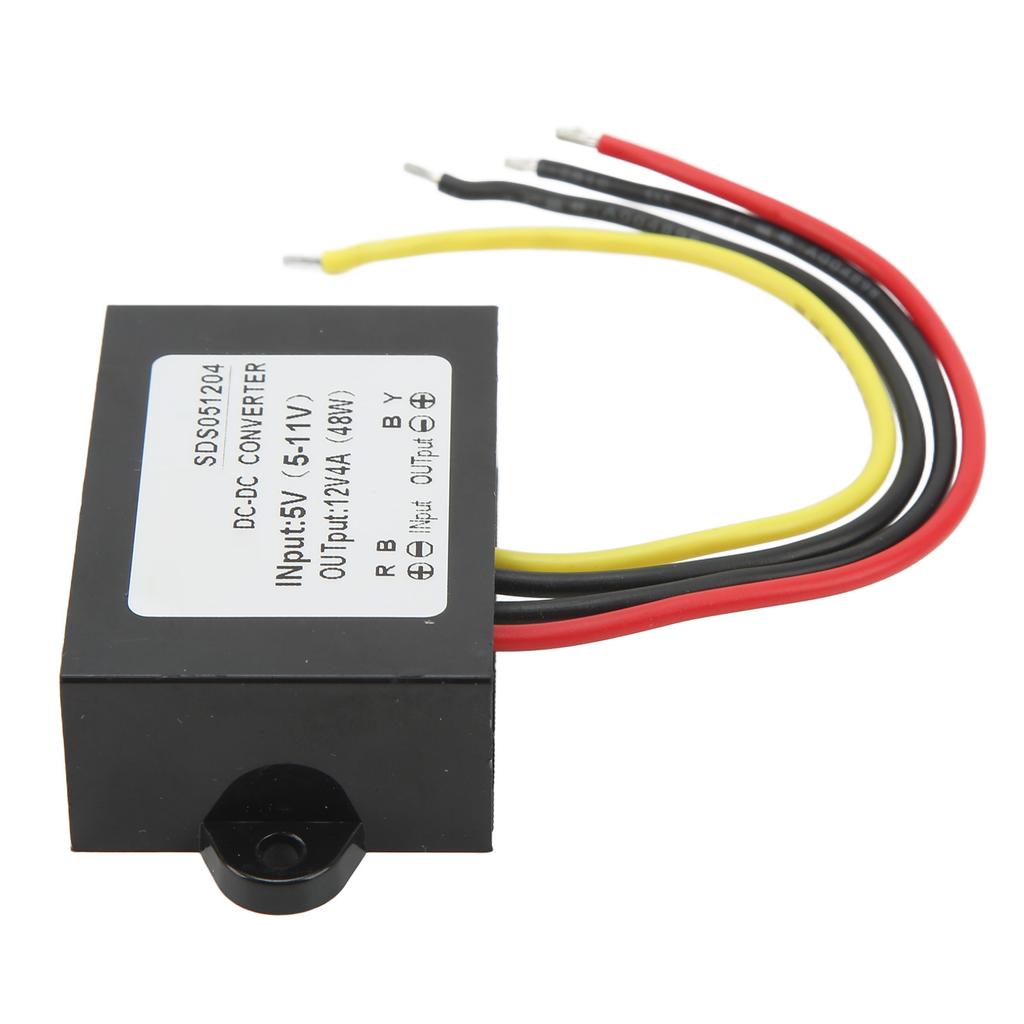 DC DC 5V 5‑11V To 12V 4A Waterproof Boost Converter Overvoltage Protection DC Voltage Regulator