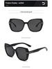 Women's Oversized Retro Square Sunglasses - High-End Sun Protection for Men & Women, Trendy European American Design