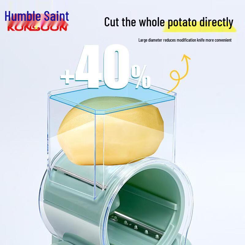 Qianxing Manual Rotary Vegetable Slicer and Shredder