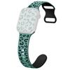 For Apple Watch Series 10 42mm/9 8 7 41mm/SE (2023) SE (2022) SE 6 5 4 40mm/3 2 1 38mm Leopard Silicone Strap