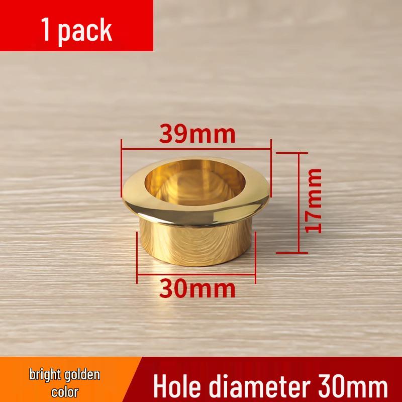 Round Plastic Desk Grommet Cover for Cable Management