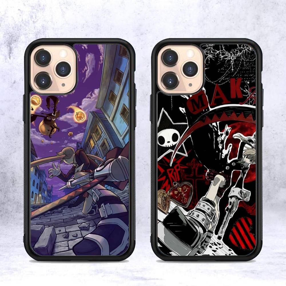 Anime Soul E-Eater Phone Case For iphone 11 12 13 14 15 Pro Max 17 16 Plus Hard PC+TPU Back Cover