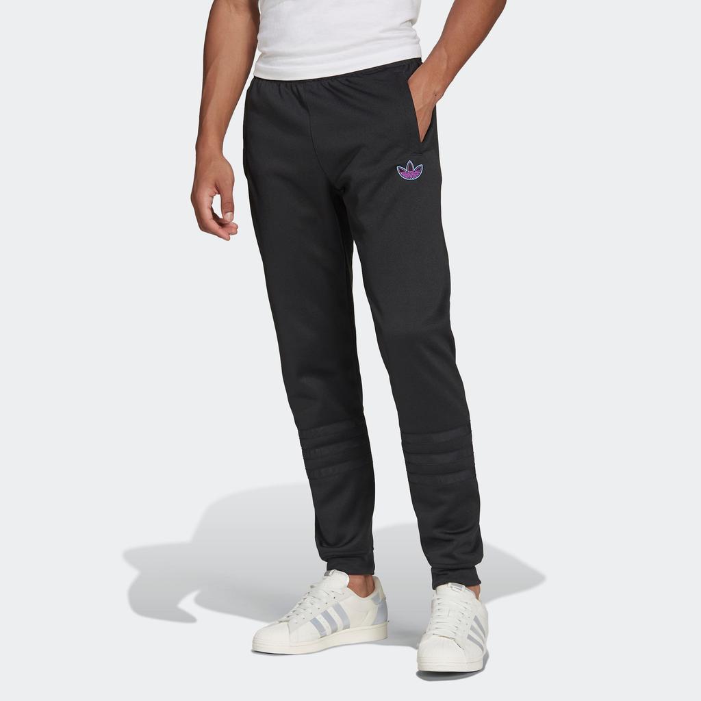 adidas Originals Sprt Track Pants With Logo Men Bottoms Black HE4691