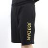 Jordan Fleece-Gold Print Cotton Sports Shorts Men Bottoms Black AV0693-010