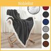 Sherpa Fleece Flannel Blanket Soft Plush Warm Thickened Bed Sofa Queen Twin