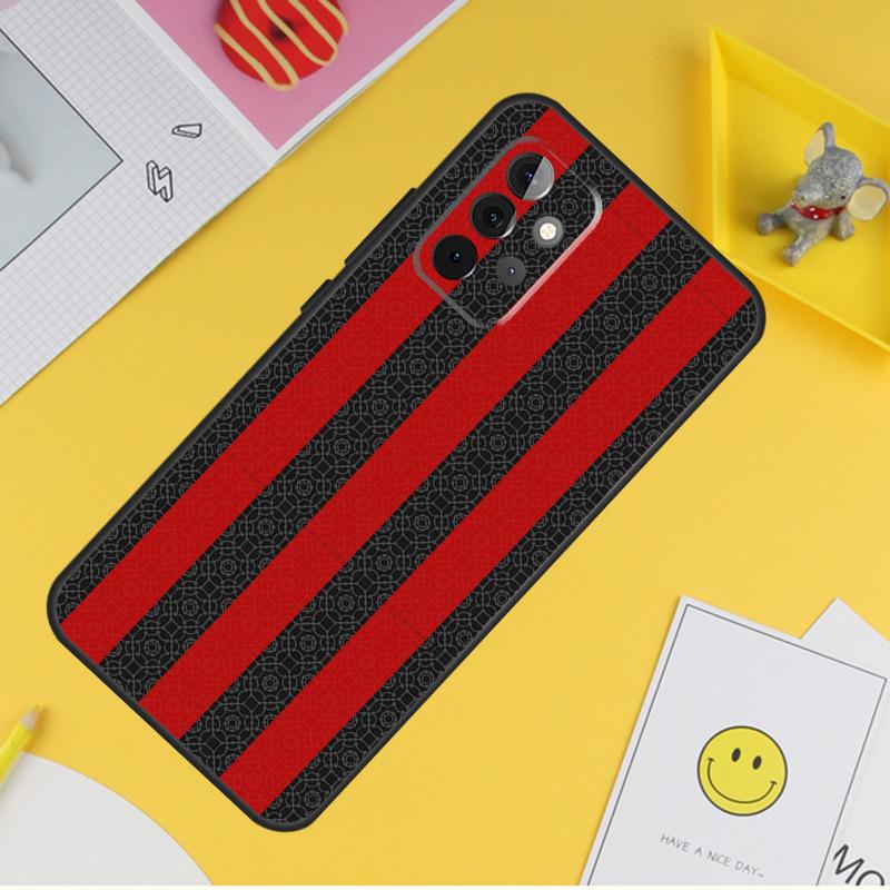 Milan Stylish Stripe Design Cover For Samsung Galaxy A34 A35 A14 A15 A25 A53 A33 A13 A52 A32 A12 A51 A71 A54 A55 Case