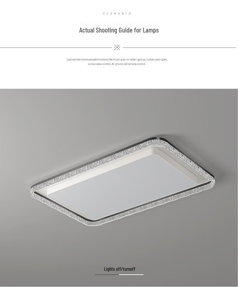 Luxury High-End LED Ceiling Light for Living Room and Bedroom Home Décor
