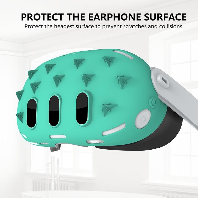 Complete 7Piece Accessory Kit for VR Gaming Lens Cover, Controller Grips Rocker Cover Face Covers Fully Protect