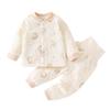 40g Baby Baumwollunterwäsche & Pyjama-Set - Hohe Taille, Bauchschutz, Herbst/Winter Wärme