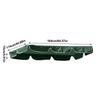Swing Seat Canopy Replacement Waterproof Garden Courtyard Outdoor Swing ChairAwning Cover Swing Top Cover Sun Shade