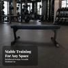 Flat Weight Bench Stable Fitness Equipment Easy to Clean for Home Gym