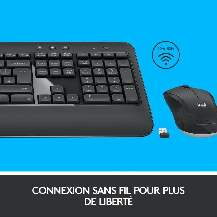 Logitech MK540 Advanced Ensemble clavier et souris sans fil 2.4 GHz German QWERTZ