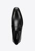Wittchen Men's Genuine Leather Moccasins With Metal Logo Black Black Genuine Leather