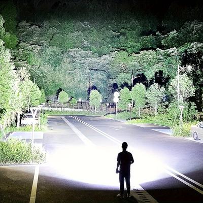 1pc Powerful LED Flashlight, Tactical Flashlight, Built-in Battery Gift For Christmas Outdoor Camping