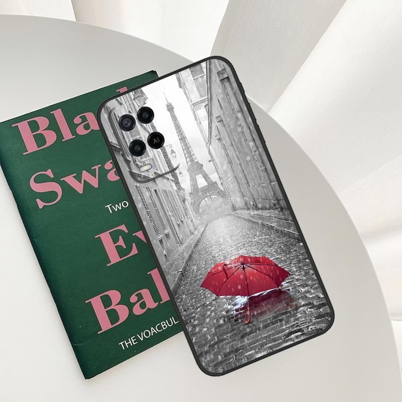 Paris Eiffel Tower For OPPO A54 A74 A94 A17 A57 A15 A16 A76 A96 A18 A38 A58 A78 A98 A40 A60 A80 A5 A6 Pro Case
