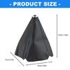 Gear Shifter Panel Protector Premium PU Leather Shifter Knob Boot Cover Dustproof Car Accessory Easy to Clean
