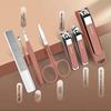 8Pcs/set Anti-splash Nail Clippers, Household Nail Trimmers, Portable Manicure Nail Art Tools
