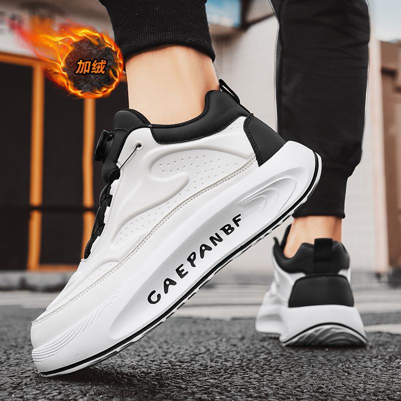 Fashion CYYTL Winter Mens Shoes Fur Warm Sneakers Casual Outdoor Leather Platform Sport Hiking Designer Luxury Tennis Loafers Snow Boots