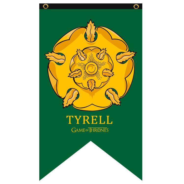 Stendardo Bandiera Game Of Thrones in Tessuto Poliestere per Decorazione Stanza a Tema