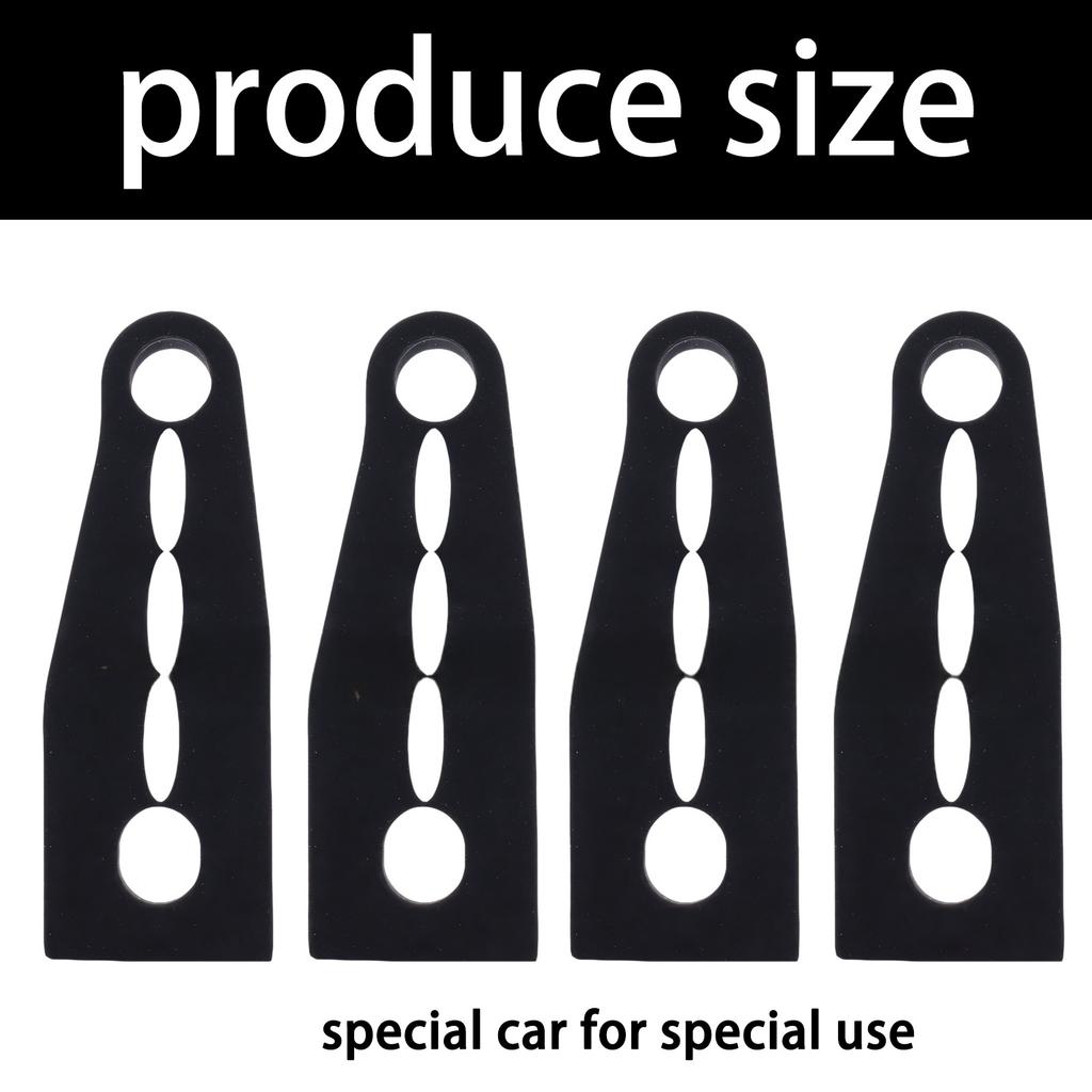 Vehicle Door Latches Cushion Pads Rubber Shock Absorption Reduces Noise And Protects Car Interior Eliminates Rattling Sound