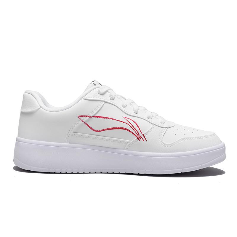 Li Ning Red Sound Lightweight Breathable Low Top Skateboard Shoes Men's Red AGCS419-1(Team2132-)