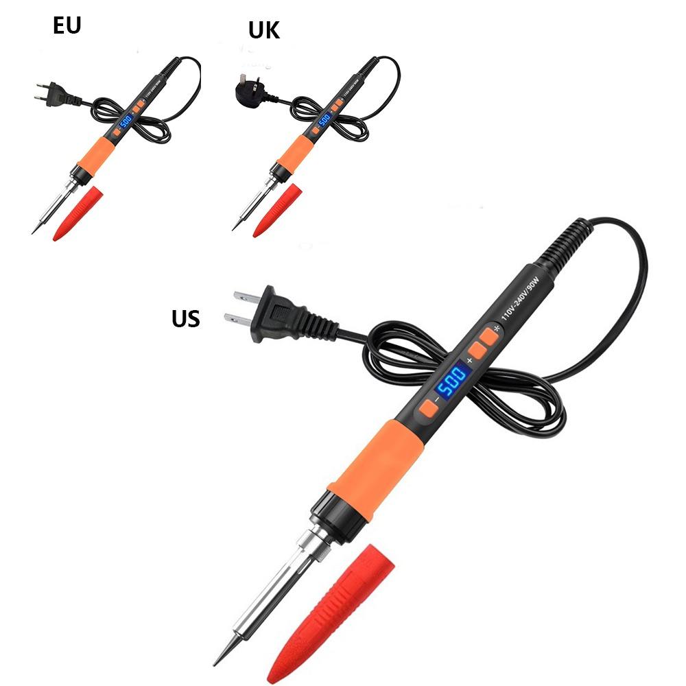 EU/US/UK Plug Digital Display Soldering Iron 90W Soldering Iron Pen DIY Projects
