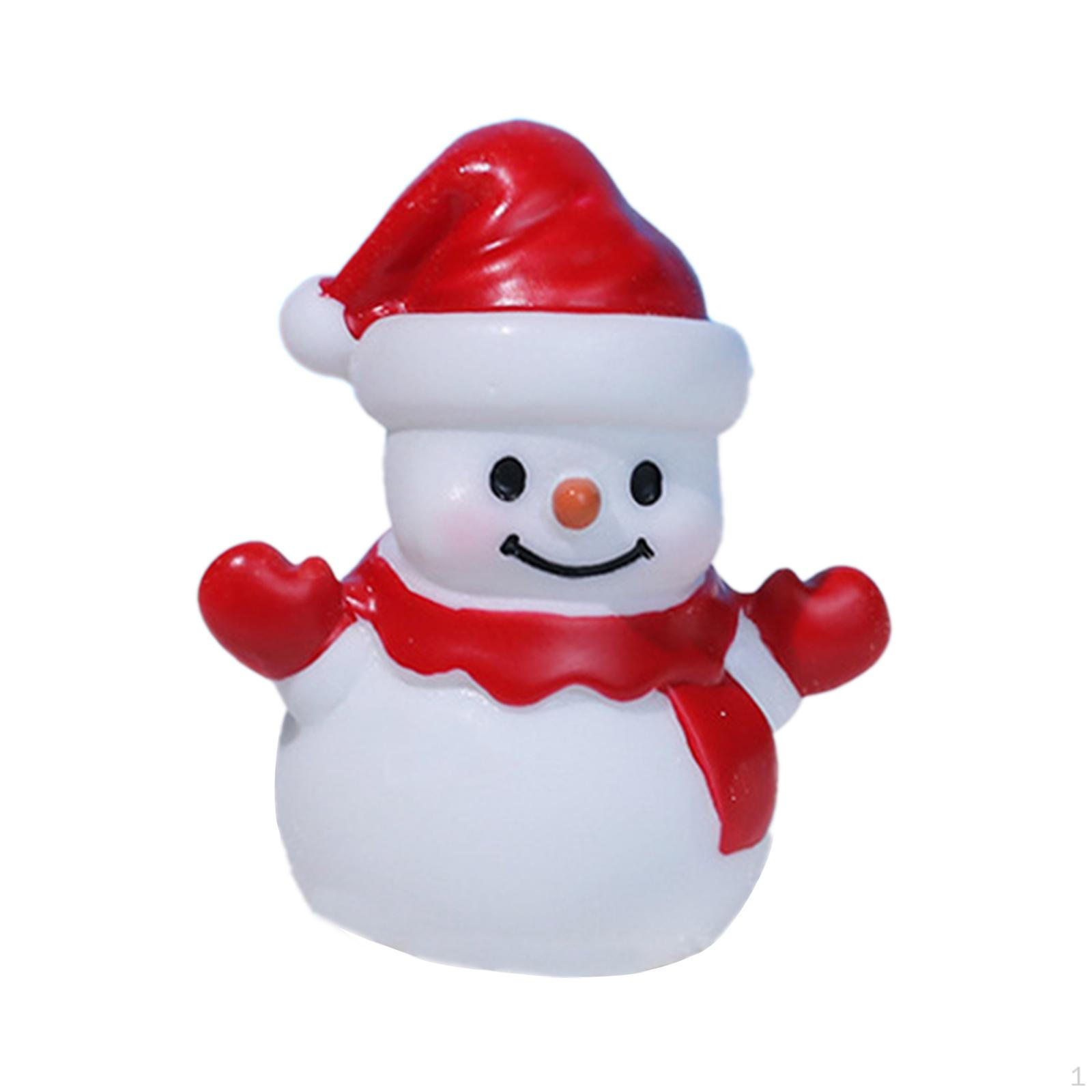 

Микро Рождественская Статуя Снеговика Миниатюрная Фото Реквизит Рождественское Украшение Стола для Фестиваля Style C