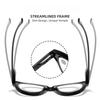 Large-Frame Cat-Eye Presbyopia Glasses Women's INS Style Blue Light Blocking Reading Glasses with Plus Diopters 0 To +4.0